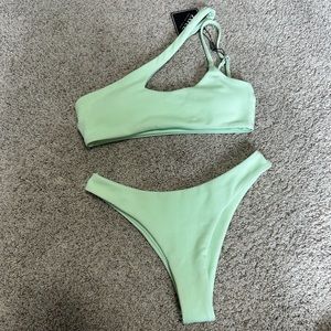 Lime Green Zaful Swimsuit, Size: Small